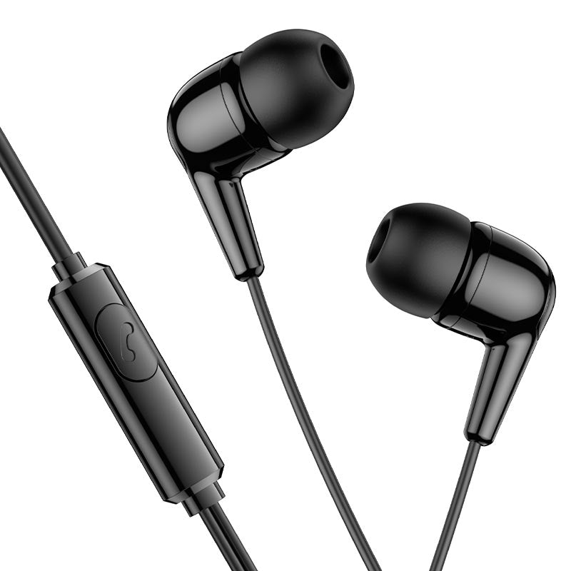 HOCO M97 ENJOY UNIVERSAL EARPHONES WITH MIC Black - Saif Al Najmi KwEarphonesHocoSaif Al Najmi KwHOCO M97130969HOCO M97 ENJOY UNIVERSAL EARPHONES WITH MIC Black - Saif Al Najmi Kw